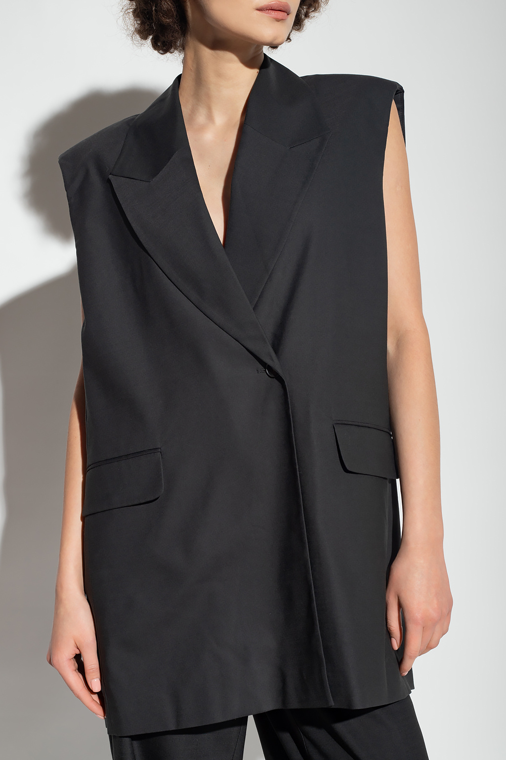 Black Vest with pockets Birgitte Herskind IetpShops Japan